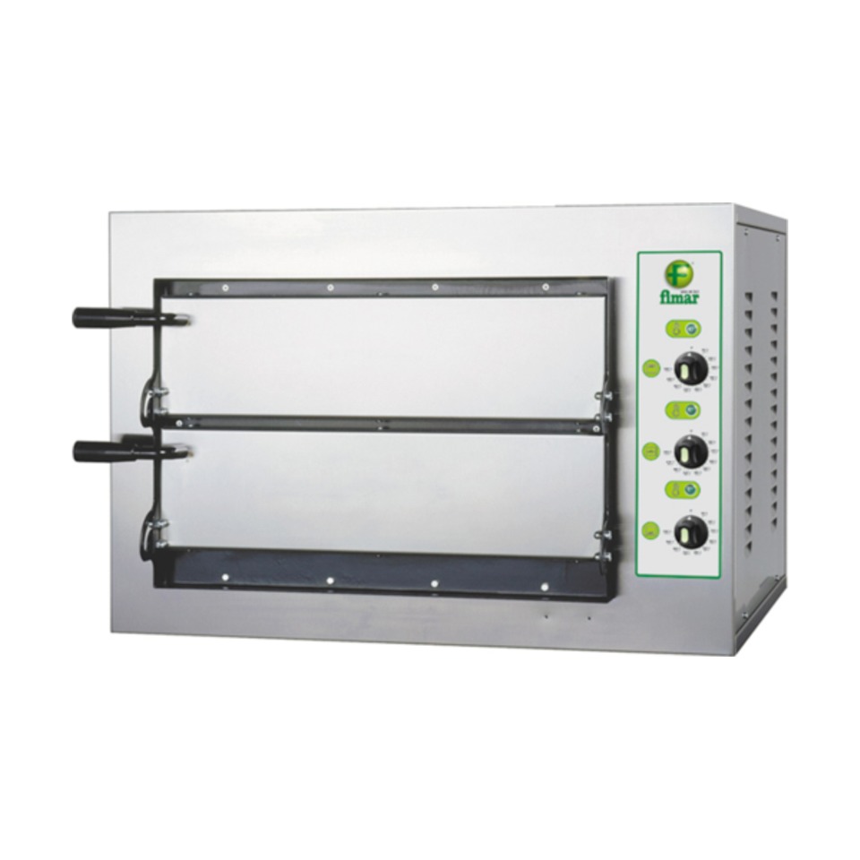 MINI - Electric Twin Deck Pizza Oven - 500x500