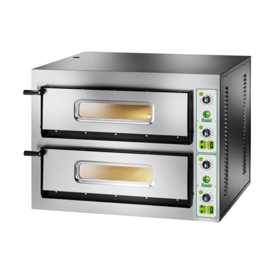 FYL/4+4 Electric Twin Deck Pizza Oven - 2 x 4 Pizzas @ 350mm