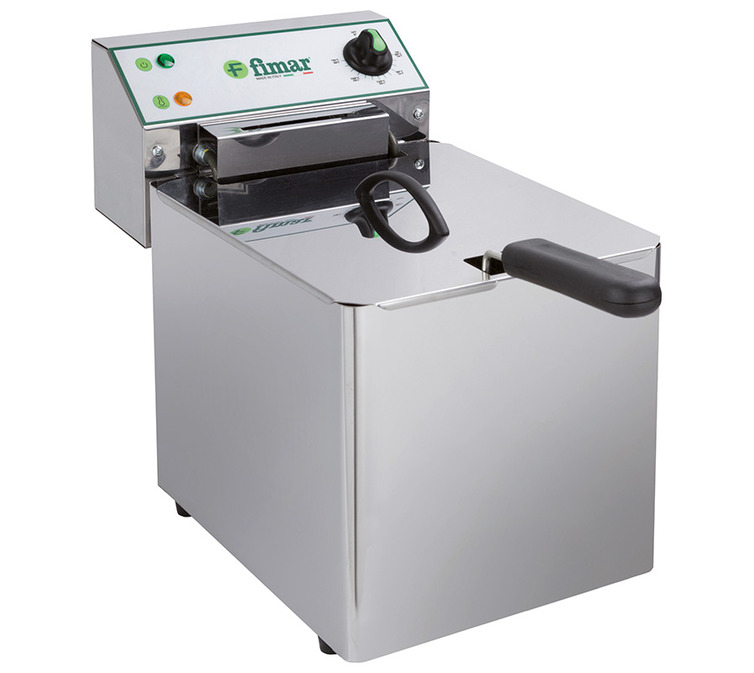 FR8N Electric Single Tank Counter Top Fryer - 8L