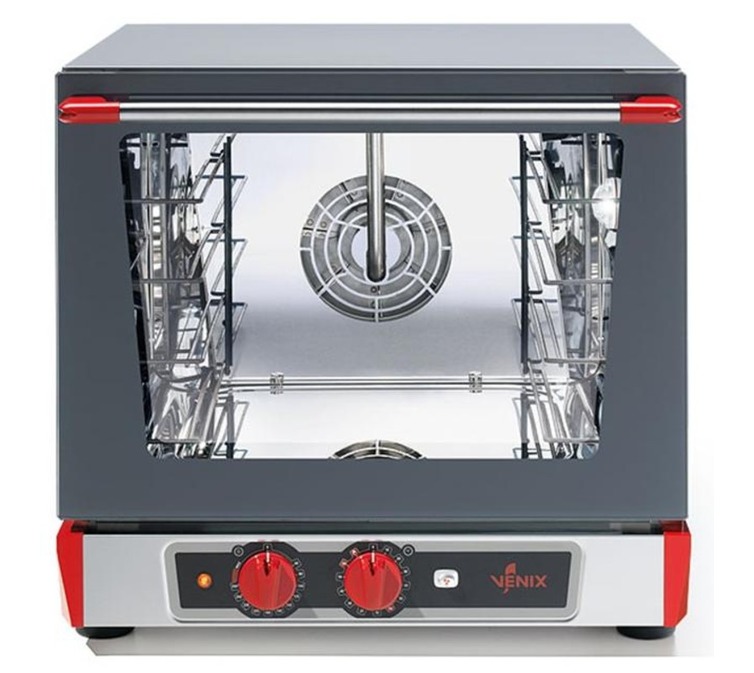 B043M BURANO Electric Convection Oven with Humidity Function - 4 x 460x340 