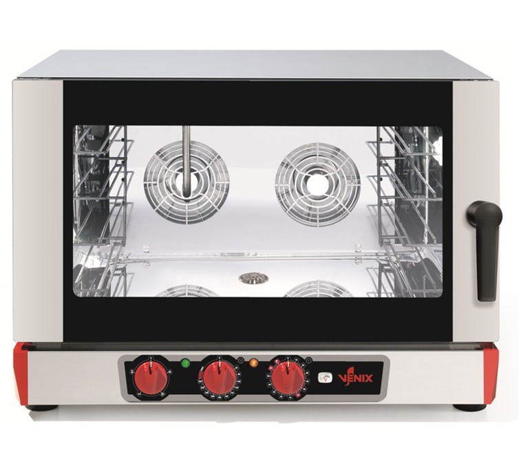B04MV.26 BURANO Electric Convection Oven  with Steam Function - 4 x 600x400 / GN 1/1