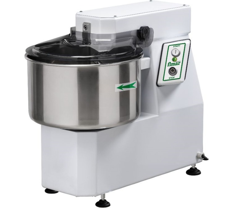 18/SN - Spiral Mixer - 22L fixed Bowl - 18KG - single Phase