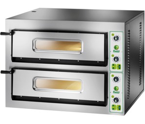 FYL/4+4 Electric Twin Deck Pizza Oven - 2 x 4 Pizzas @ 350mm
