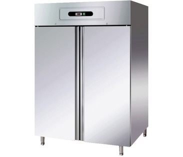 GN1410TN Upright Double Door Chiller GN 2/1 - Stainless Steel - Integral Condenser