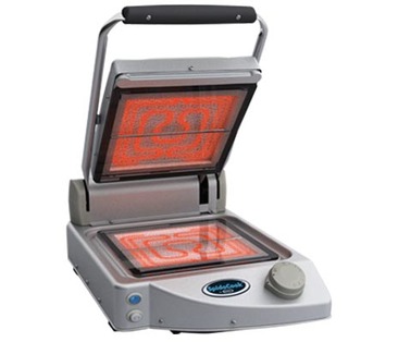 Glass Ceramic Contact Grill XP010PT - transparent flat bottom & top