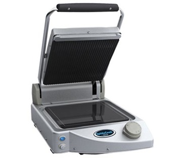 Glass Ceramic Contact Grill XP010PR - flat bottom & ribbed top